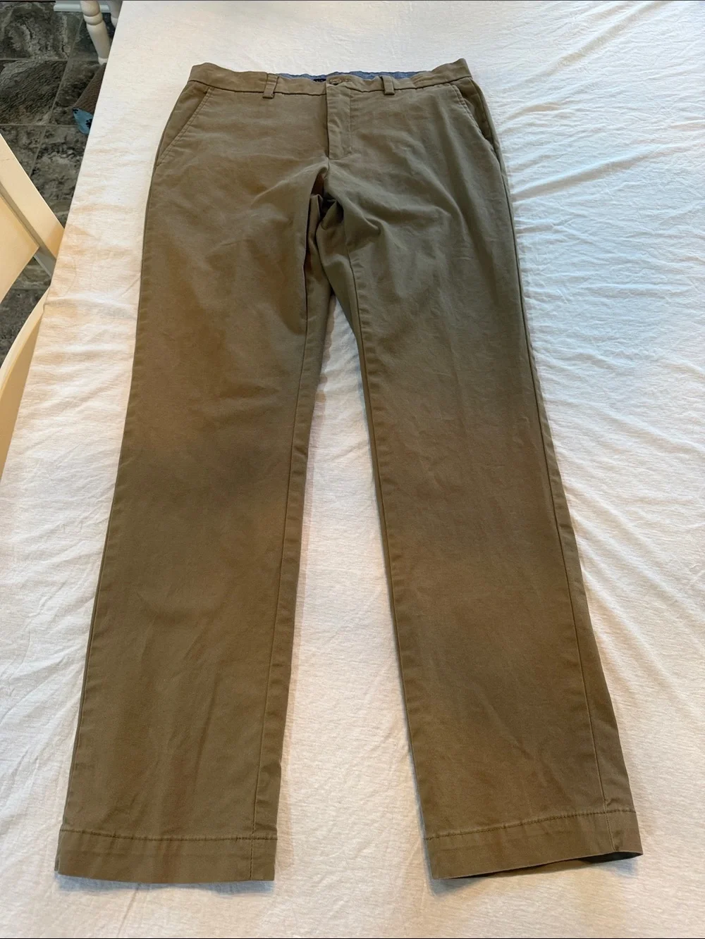 Banana Republic Aiden Str. Chino 33X34 Acorn Color darker tan Brown Pants